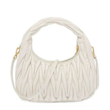 Miu Miu | Wander Shoulder Matelassé Nappa Leather Bag – White – product image 2