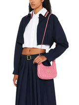 Miu Miu | Wander Shoulder Matelassé Nappa Leather Bag – Pink – product image 4