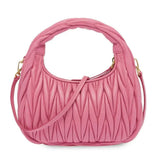 Miu Miu | Wander Shoulder Matelassé Nappa Leather Bag – Pink – product image 2
