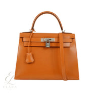 Hermès | Kelly 28 Sellier Bright Bag – Orange – product image 1