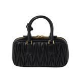 Miu Miu | Arcadie Matelassé Nappa Leather Bag – Black – product image 2