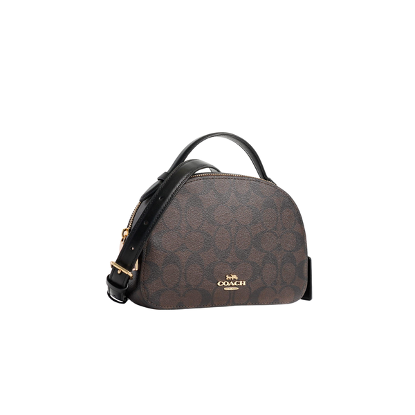 Coach | Serena Satchel Signature Canvas Bag
