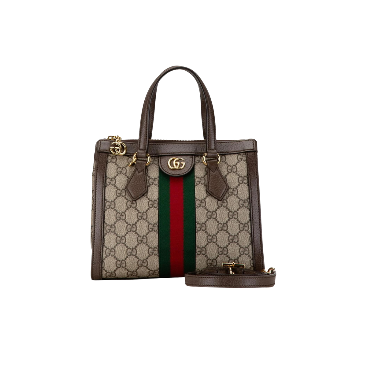 Gucci | GG Small Ophidia Brown Bag – Beige – product image 1