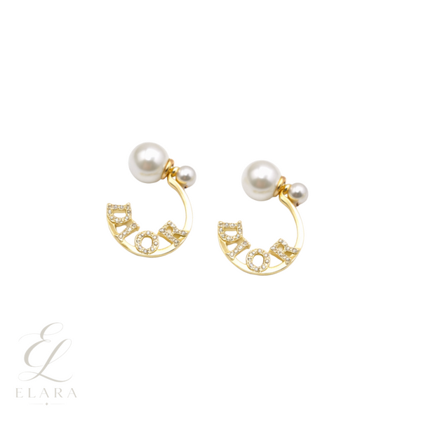 Dior | Pearls Earrings Gold