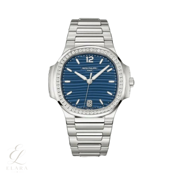 Patek Philippe | Nautilus Blue Dial Silver Watch