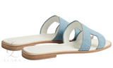 Hermès | Oran Slides – Light Blue – product image 3