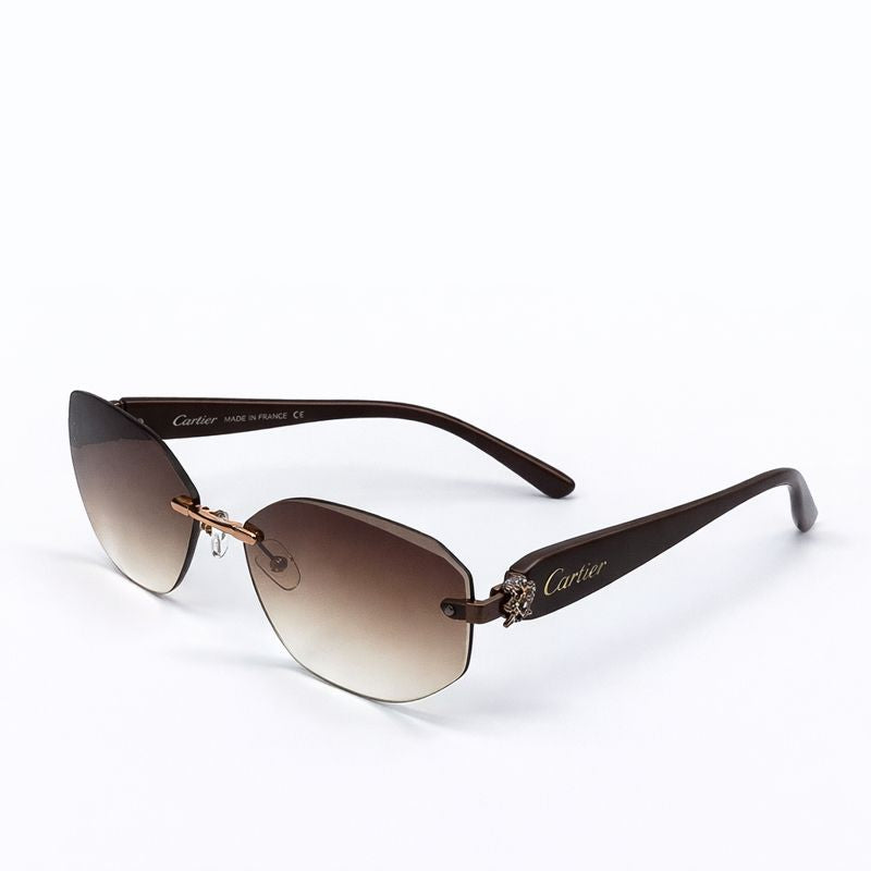 Cartier | Elegant Tortoise Shell Aviator Sunglasses – product image 1