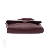Saint Laurent | Cassandre Flap Chain Shoulder Dark Ruby Calfskin Leather Bag – product image 3