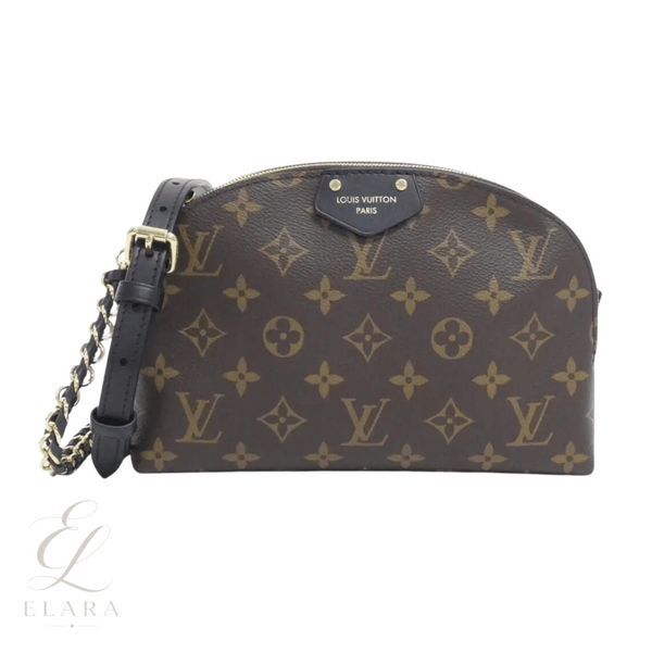 Louis Vuitton | Nano Alma Monogram Canvas Black Leather Bag