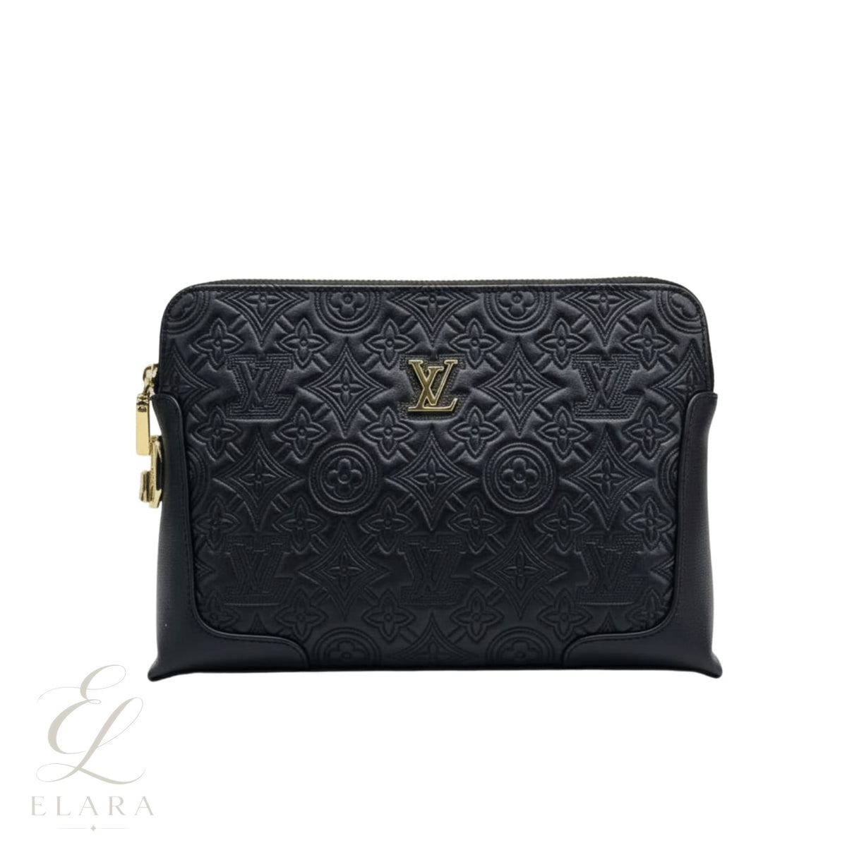 Louis Vuitton | Black Leather Clutch Pouch – product image 1