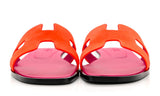 Hermès | Oran Orange Goatskin Slides – product image 5