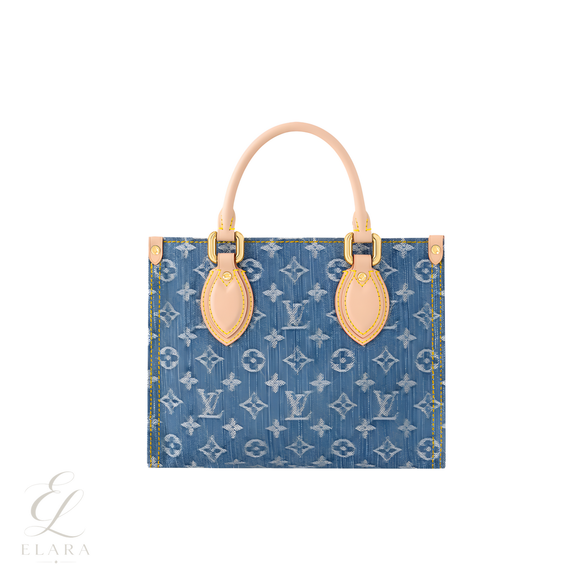 Louis Vuitton | Onthego PM Monogram Denim Bag – Blue – product image 1