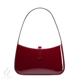 Saint Laurent | Le 5 À 7 Mini Patent-Leather Shoulder Dark Bag – Red – product image 2