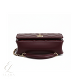 Chanel | Mini Top Handle Shoulder Leather Bag – product image 3
