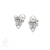 Dior | Butterfly Pearl Set Silver Crystals Jewelry – product image 2
