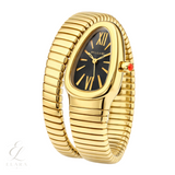Bvlgari | Serpenti Tubogas Gold Steel Black Dial Watch – product image 3