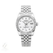 Rolex | Datejust White Diamond Dial Watch – product image 1