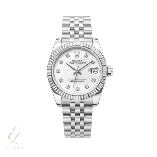 Rolex | Datejust White Diamond Dial Watch