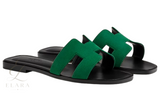 Hermès | Oran Slides – Electric Green – product image 2