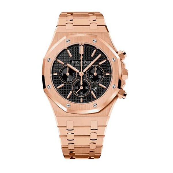 Audemars Piguet | Gold Black Dial Watch