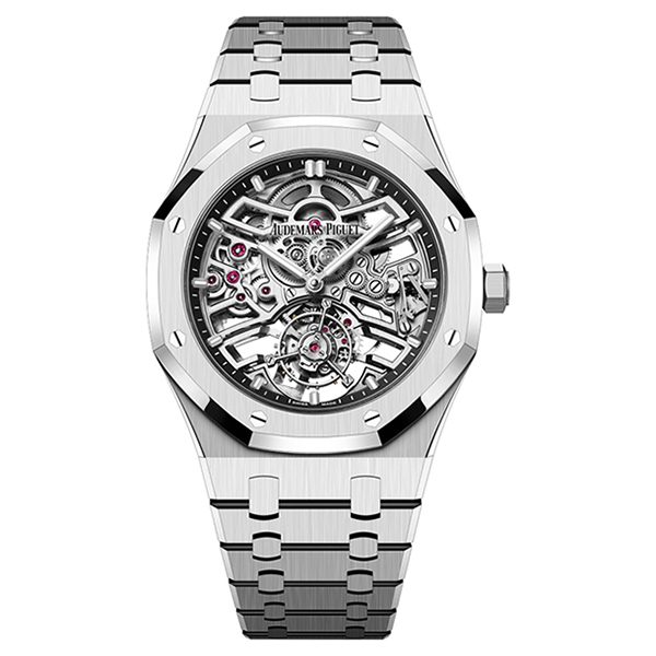 Audemars Piguet | Selfwinding Flying Tourbillon Openworked Stainless Steel Watch – product image 1