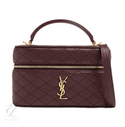 Saint Laurent | Gaby Vanity Rich Burgundy Color Bag – product image 1