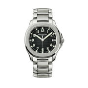 Patek Philippe | Aquanaut Black Dial Silver Tone Watch – product image 1