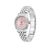 Rolex | Datejust Pink Dial Fluted Bezel Jubilee Watch – product image 3