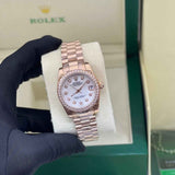 Rolex | Datejust 31 Everose Gold-President Bracelet Watch – product image 4