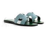 Hermès | Oran Mint Goatskin Slides – product image 2