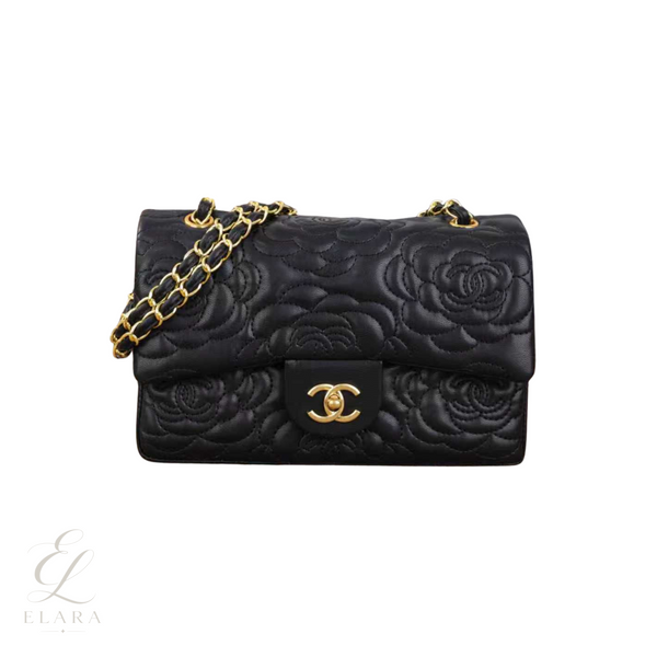 Chanel | Camellia Flap Bag – Black