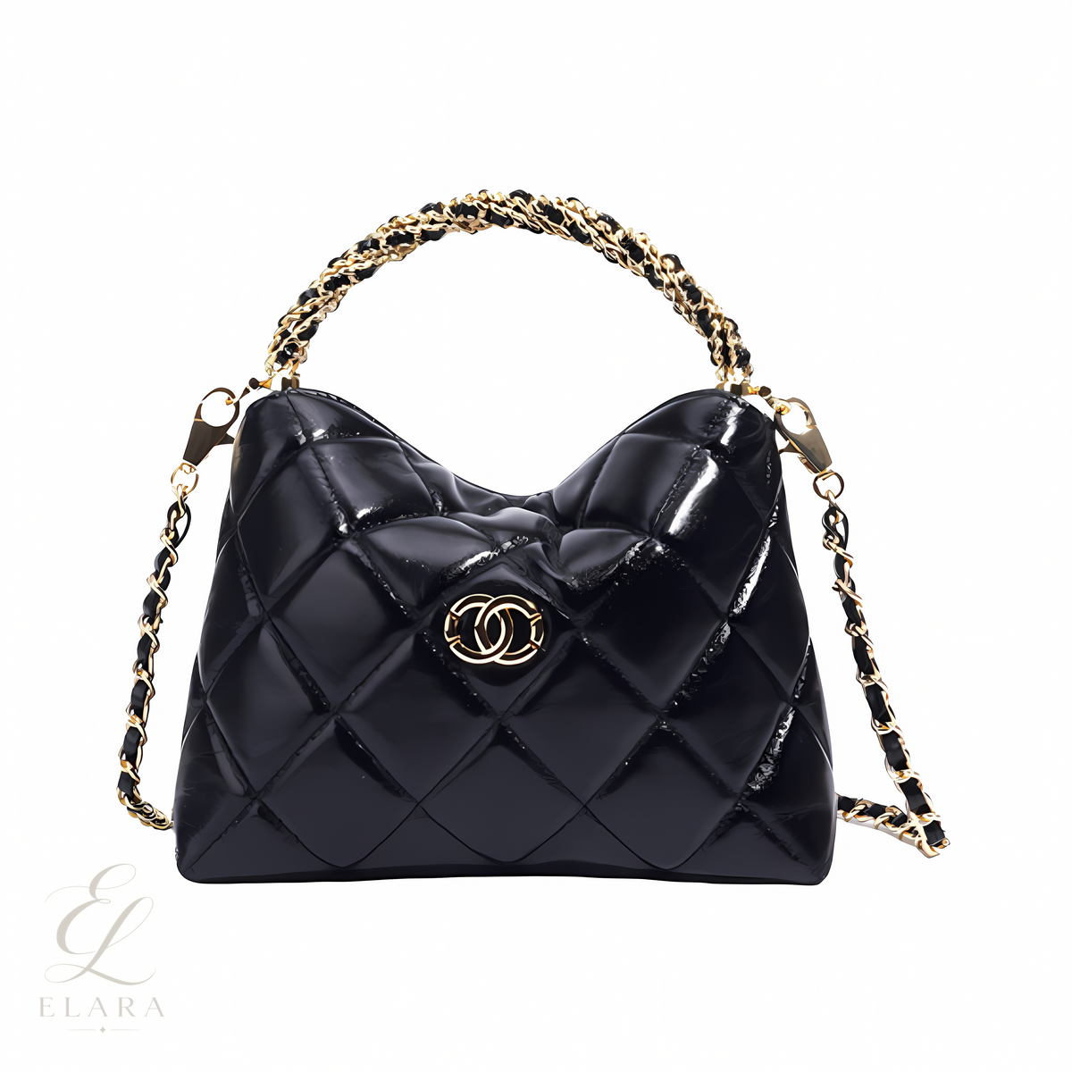 Chanel | 24B Mini Top Handle Chain Bag – Black – product image 1