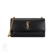 Saint Laurent | Sunset Smooth Embossed Calfskin Leather Bag – product image 1