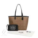 Coach | City Tote Signature Canvas Light Bag – Brown – product image 4