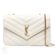 Saint Laurent | Loulou Shoulder Bag – White – product image 1