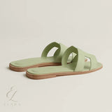 Hermès | Oran Slides – Vert De Mer – product image 2