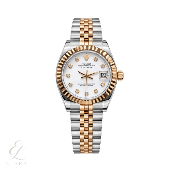 Rolex | Datejust Diamond Bezel Rose Gold Watch