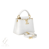 Louis Vuitton | Capucines Taurillon Flower Bag – White – product image 2