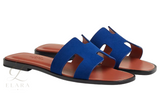 Hermès | Oran Slides – Bleu Smalt – product image 2