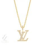 Louis Vuitton | Large Pendant Diamonds Yellow Gold Necklace