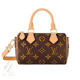 Louis Vuitton | Nano Speedy Monogram Canvas Natural Cowhide Leather Trim Bag – product image 2