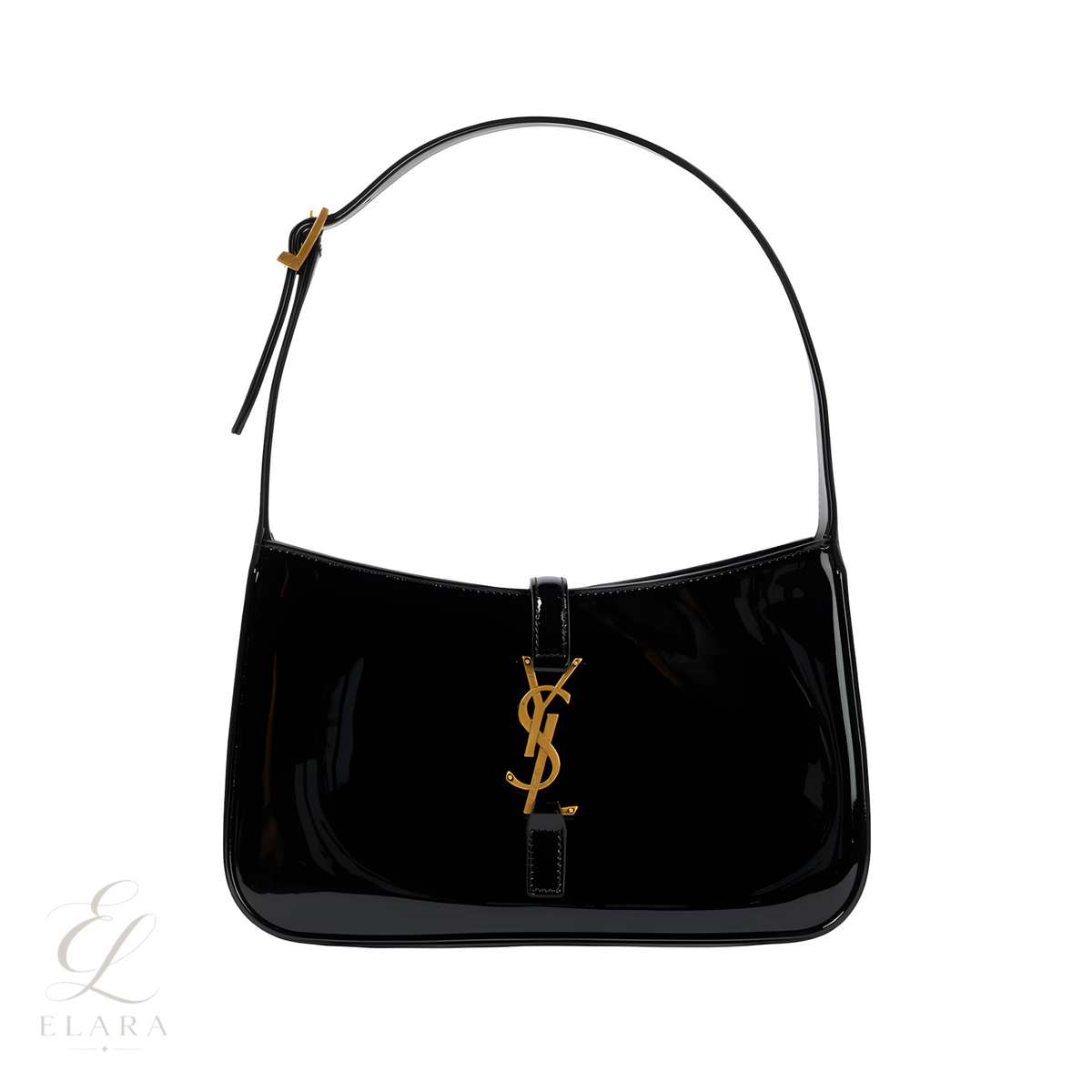 Saint Laurent | Le 5 À7 Leopard-Print Bag – Black – product image 1