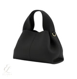 Polène | Numéro Dix Smooth Black Leather Bag – product image 2