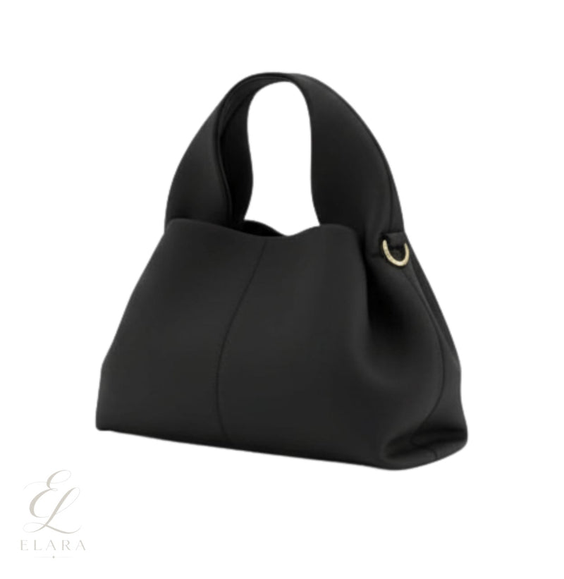 Polène | Numéro Dix Smooth Black Leather Bag – product image 2