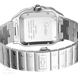 Cartier | Santos de Silver & Graduated Grey Dial Watch