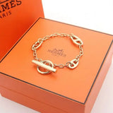 Hermès | Chaine Ancre Farandole Bracelet Gold Plain – product image 4