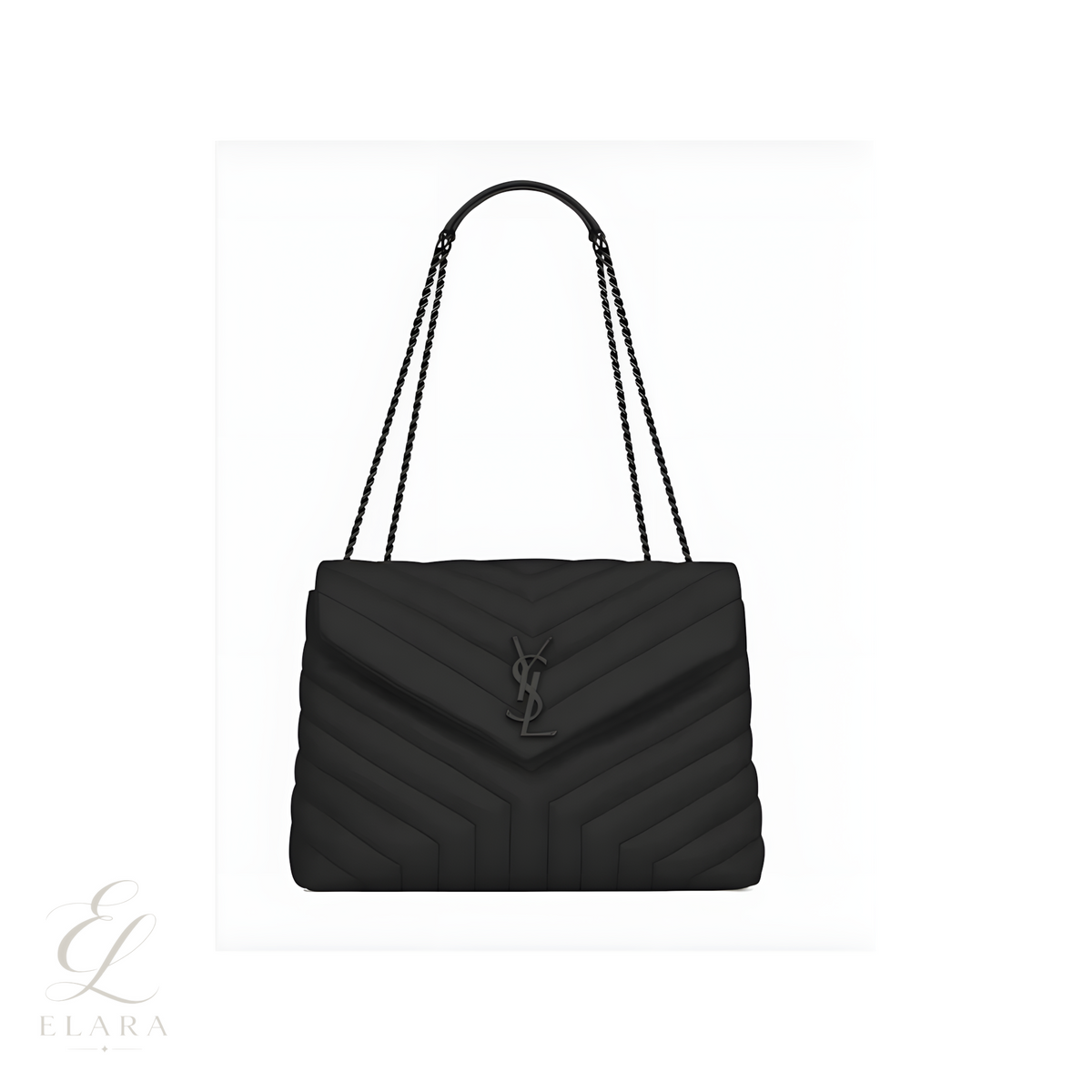 Saint Laurent | Loulou Grey Bag – Black – product image 1