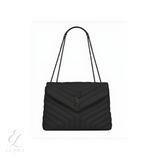 Saint Laurent | Loulou Grey Bag – Black – product image 1