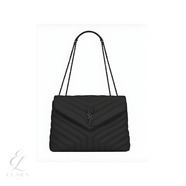 Saint Laurent | Loulou Grey Bag – Black