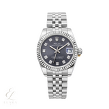Rolex | Datejust Oystersteel Purple Dial Watch – product image 1